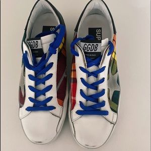 GOLDEN GOOSE Superstar Plaid Sneaker Women’s